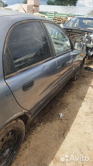 Дверь задняя правая chevrolet lanos