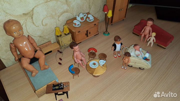 Мебель для кукол гдр, пупс, пупсик гдр