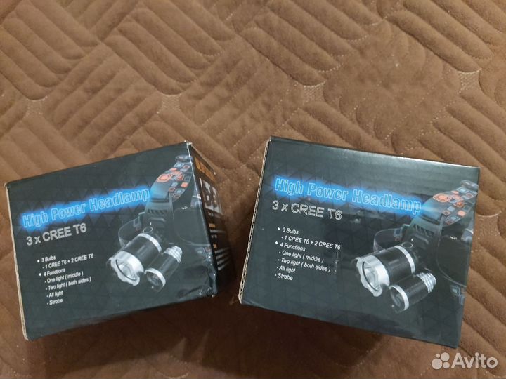 Налобный фонарь аккумуляторный