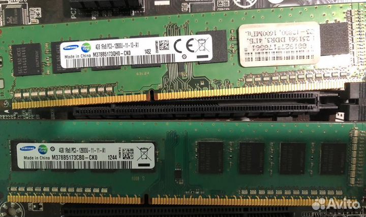 Оперативная память Samsung ddr3 4+4 gb 1600