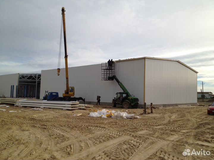 Производство и монтаж сэндвич панелей