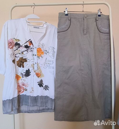 Джинсовая юбка длинная