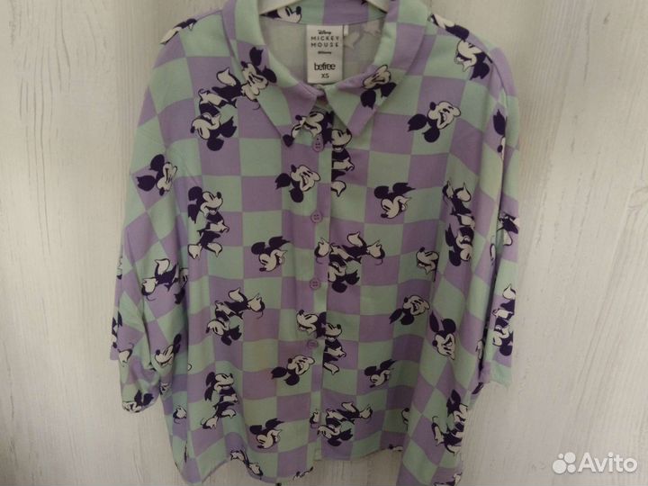 Укороченная рубашка XS