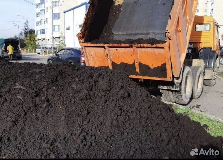 Чернозем, земля, плодородный грунт
