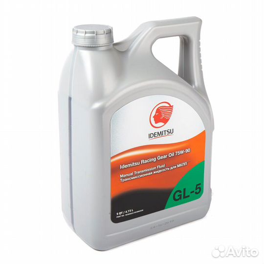 Масло трансмиссионное IdemitsuRacing 75w90 GL4/GL5