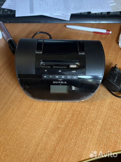 Магнитола supra BB-103UB черный