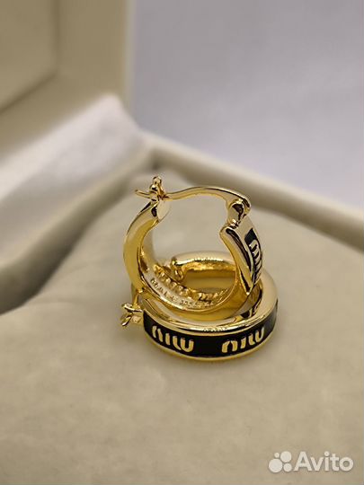 Серьги MIU Конго