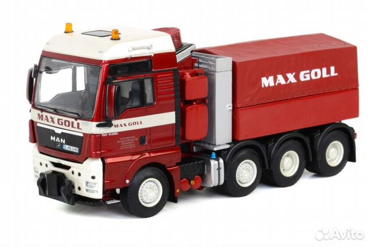 1/50 тягач MAN MAX Goll 8x4 WSI раритет
