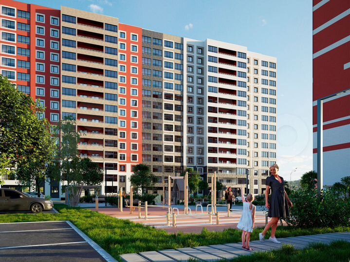 3-к. квартира, 71,6 м², 8/15 эт.