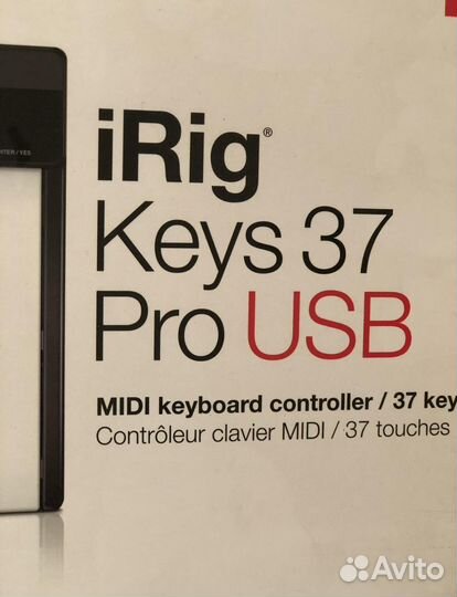 Клавиатура midi IK Multimedia iRig Keys 37 PRO