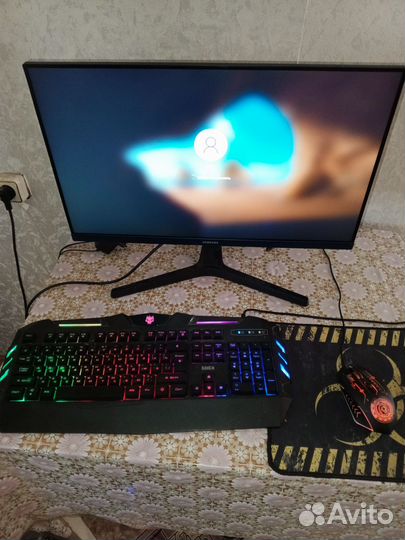 Игровой компьютер с монитором полный комплект