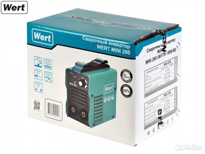 Сварочный инвертор Wert mini 200 (W1701.009.00)