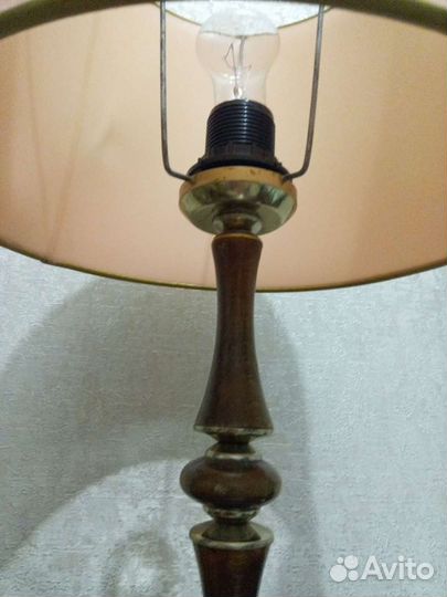 Лампа с абажуром настольная,торшер СССР