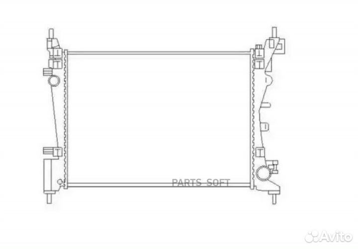 NRF 55340 Радиатор системы охлаждения
