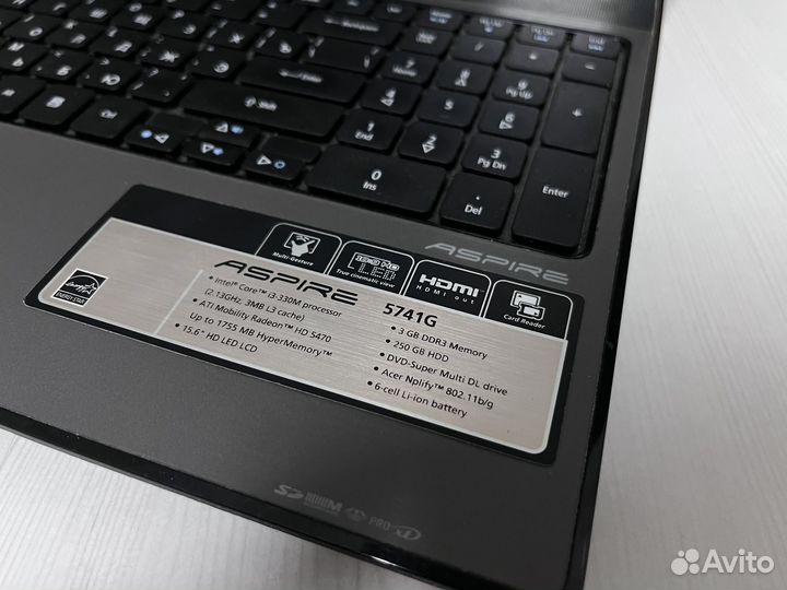 Acer aspire 5741g