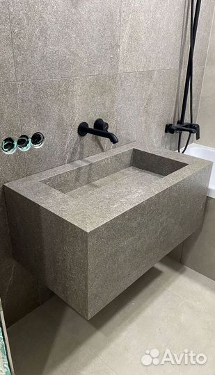 Раковина из керамогранитной плитки