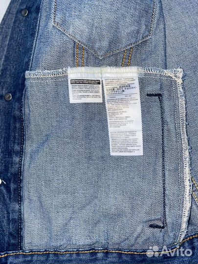 Джинсовая куртка мужская levis размер s, оригинал
