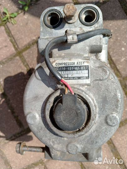 Компрессор кондиционера на мерседес 124