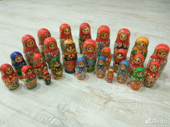 Сувениры советские, шкатулки, матрешки