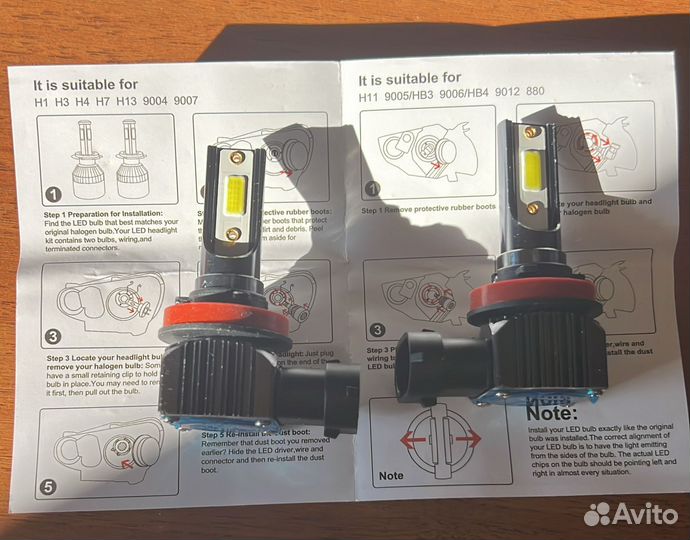 Roadsun H11 LED светодиодные лампы для автомобильн