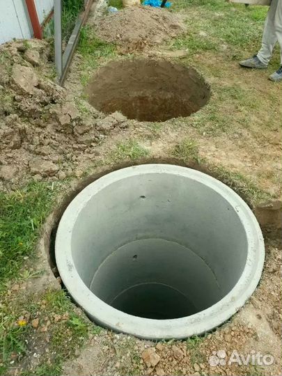 Кольца жби для бетонного септика и канализации