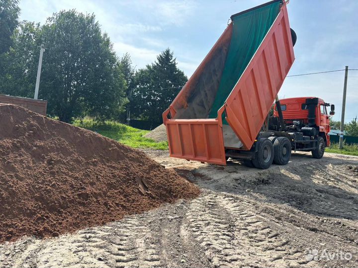 Песок карьерный для строительных работ