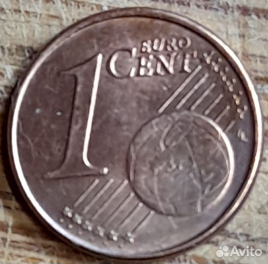 1 евроцент из оборота разные