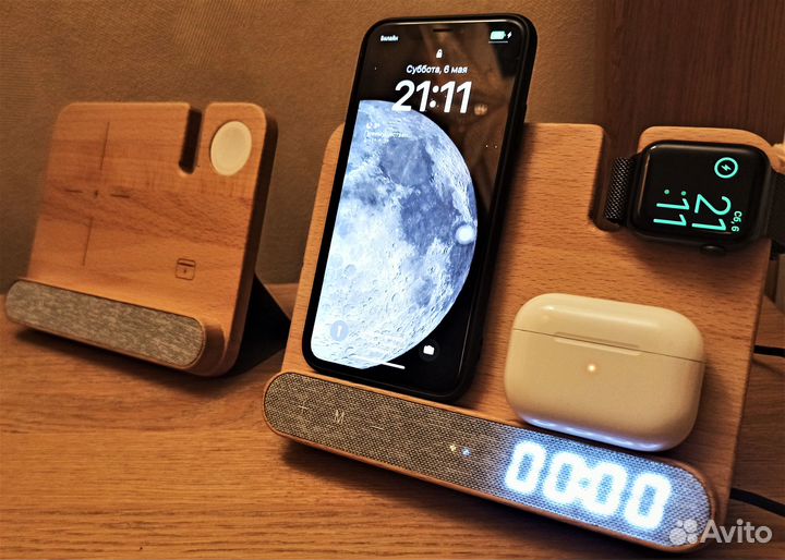 Быстрая беспроводная зарядка QI