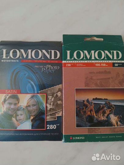 Фотобумага lomond