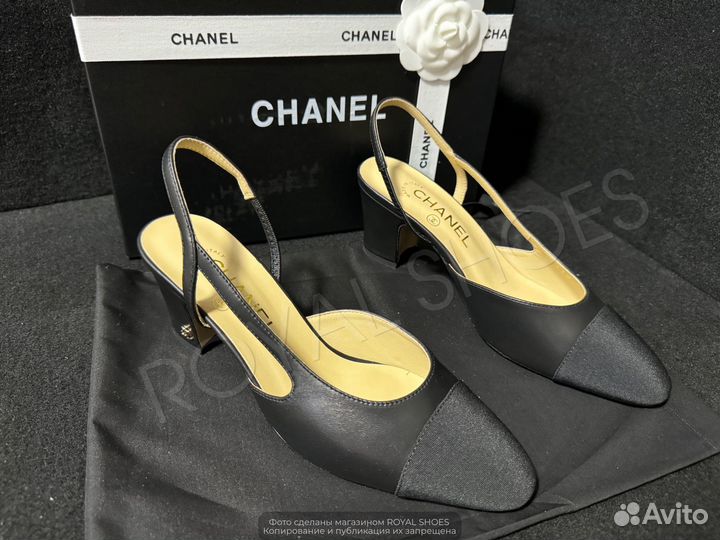 Туфли женские Chanel на каблуке 6.5 см