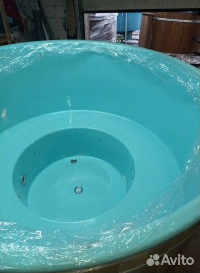 Композитная купель с джакузи и подсветкой I7674