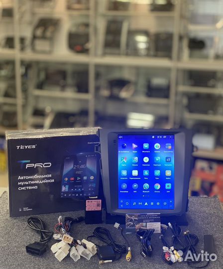 Штатная магнитола Toyota Corolla Е 150 Tesla style