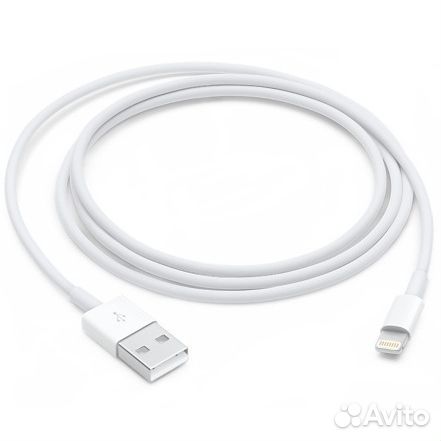 Кабель Apple Lightning 1.0m оригинальный (белый)