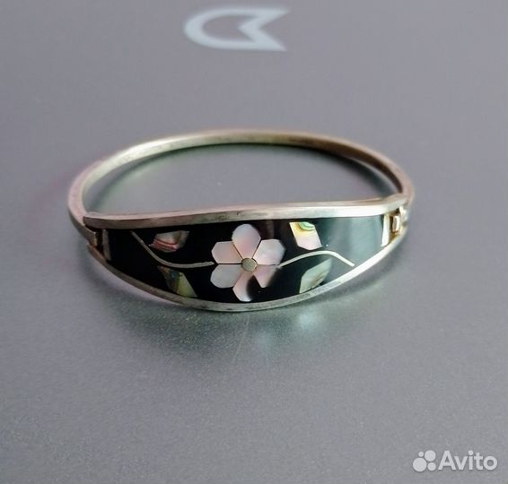 Браслет серебро Мексика винтаж 70-80гг