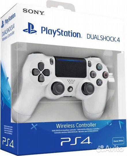 Геймпад Dualshock 4 v2 для Playstation 4 white