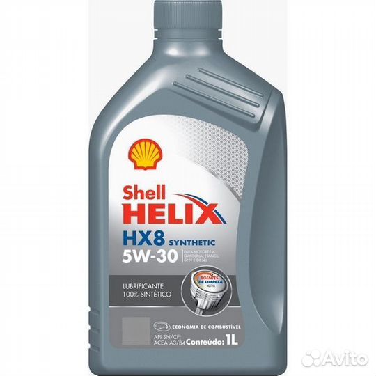5w-30 Shell Helix HX8 1л
