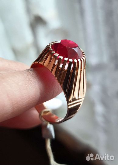 Винтаж. Золотое кольцо с советской пломбой (СССР)