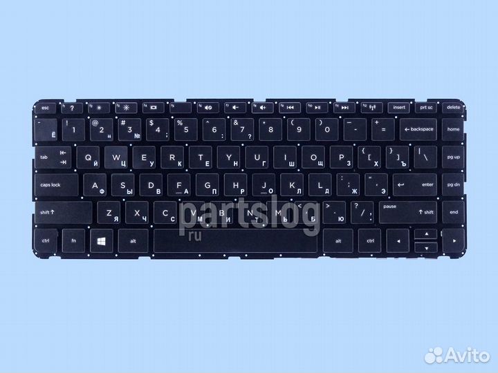 Клавиатура для HP 14-e 14-n 14-f Series Черная Без