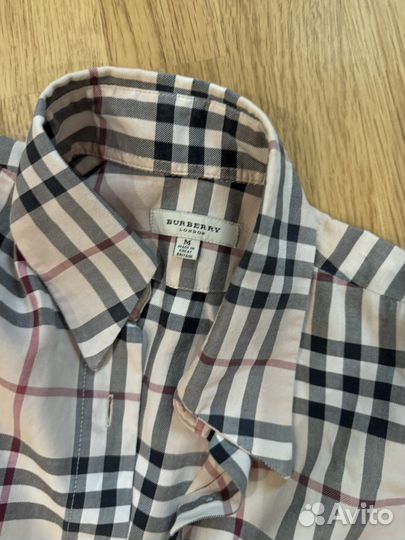 Рубашка massimo dutti лён burberry S/M оригинал