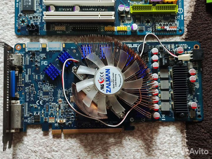 Компьютер без корпуса Core 2 Duo + GTS250