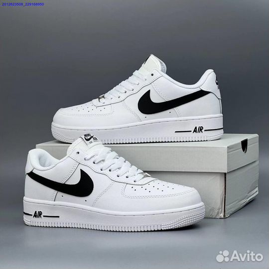 Nike Air Force 1 Black&White (Арт.22272)