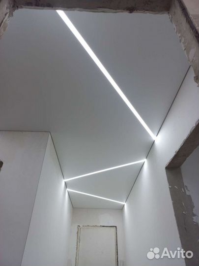 Натяжные потолки установка