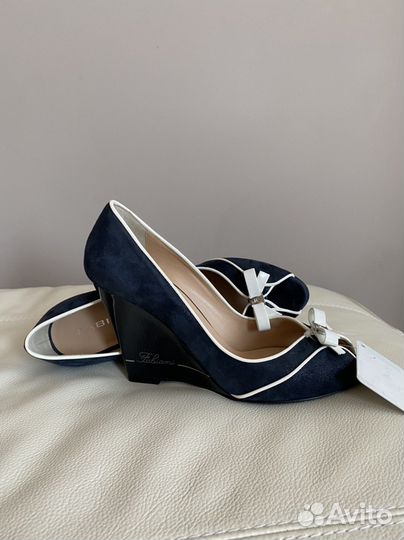 Туфли синие Fabiani 38