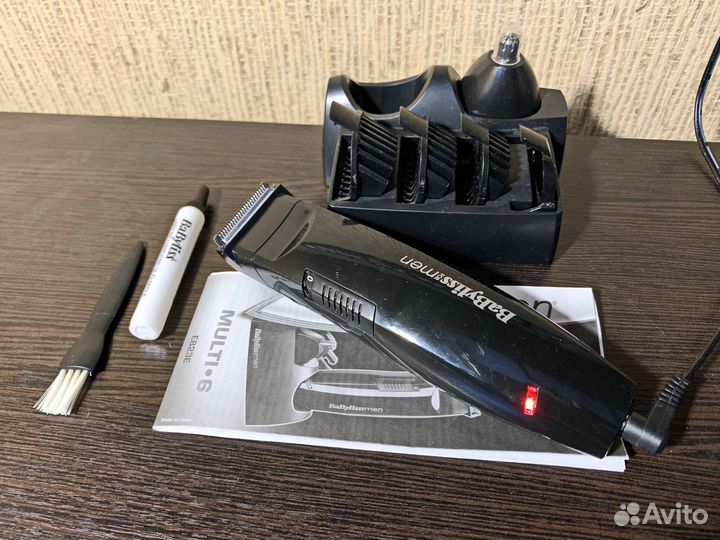 Триммер Babyliss e823e, 5 насадок