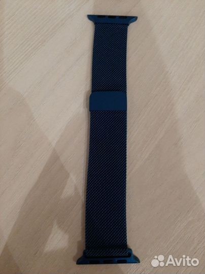 Ремешок на Apple watch миланская петля, синий