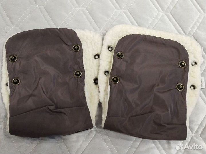 Муфта-варежки для коляски, санок