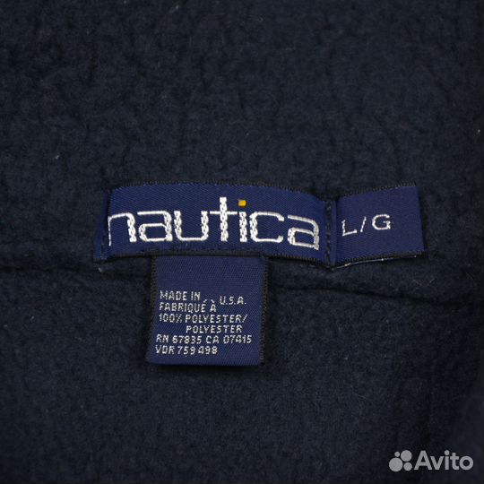 Винтажный флисовый жилет Nautica Made in USA 1990'