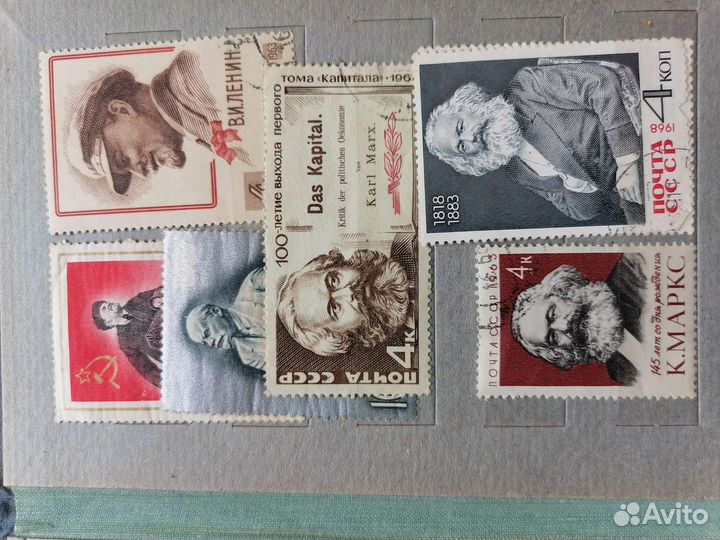 Почтовые марки Ленин