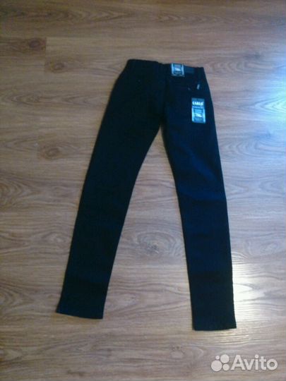 Джинсы чёрные на подростка