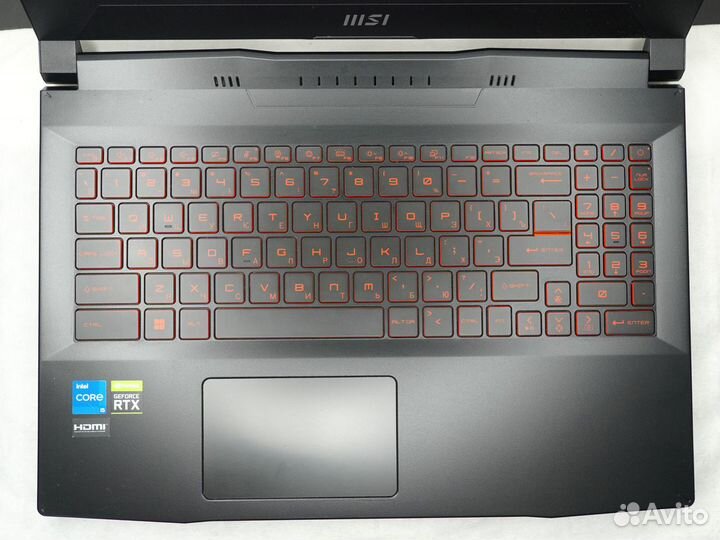 Ноутбук MSI GF66 Katana 12UE RTX 3060 / i5-12500H